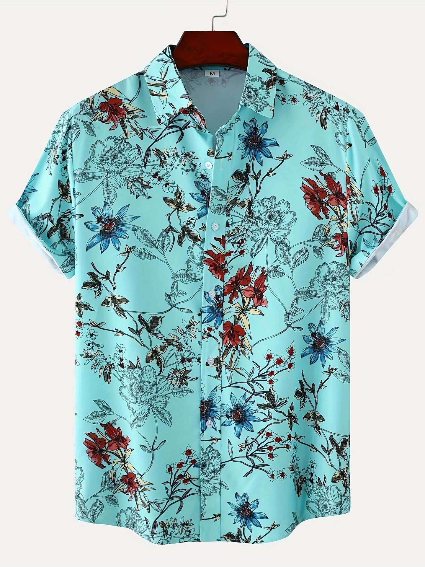 Emmanuel - Stylish Men's Floral Shirt for Summer Comfort