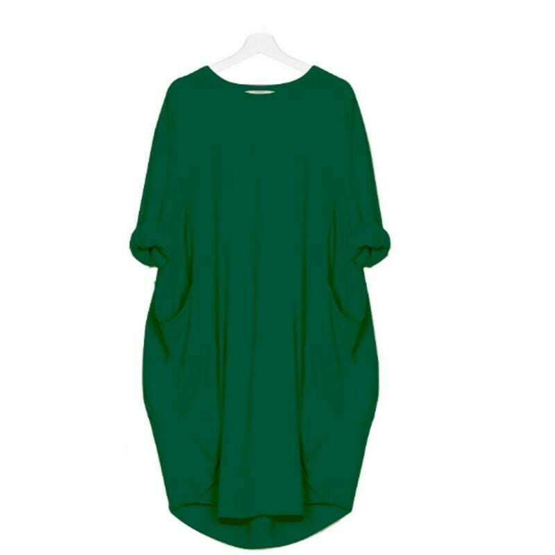 Aerith - Stylish and Comfortable Casual Women's Dress with Pockets