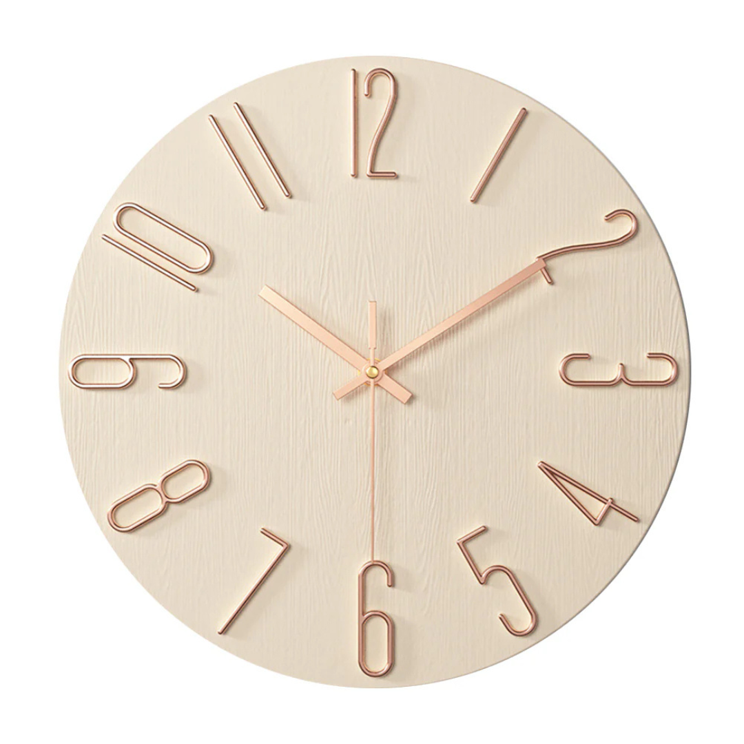Faucetra - Modern Wall Clock For Living Room Minimalist Design