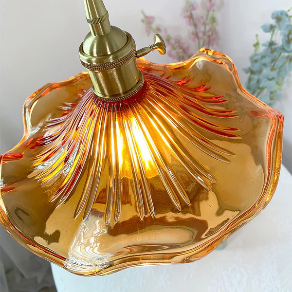 Coverra - Hibiscus Glass Pendant Lamp For Ambient Glow
