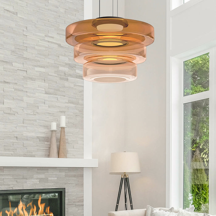 Sunhaven - Timeless Bauhaus-Style Glass Pendant Lamp for Home