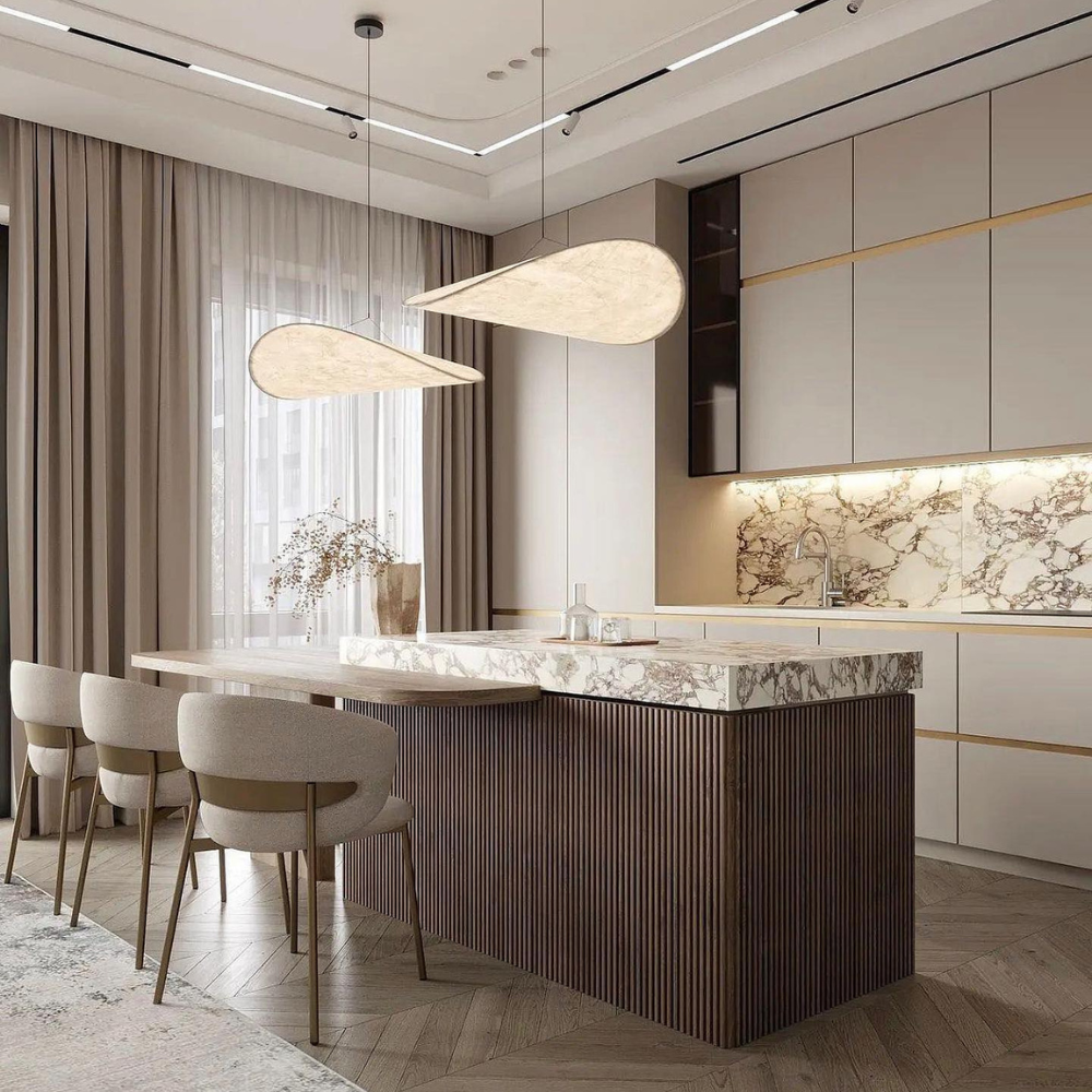 Villaura - Japandi Pendant Light With Modern Minimalist Design