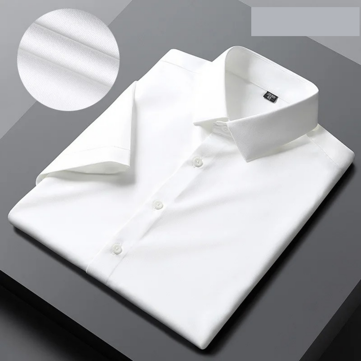 Alfred - Stylish Men's Short Sleeve Wrinkle-Free Shirt for All-Day Comfort