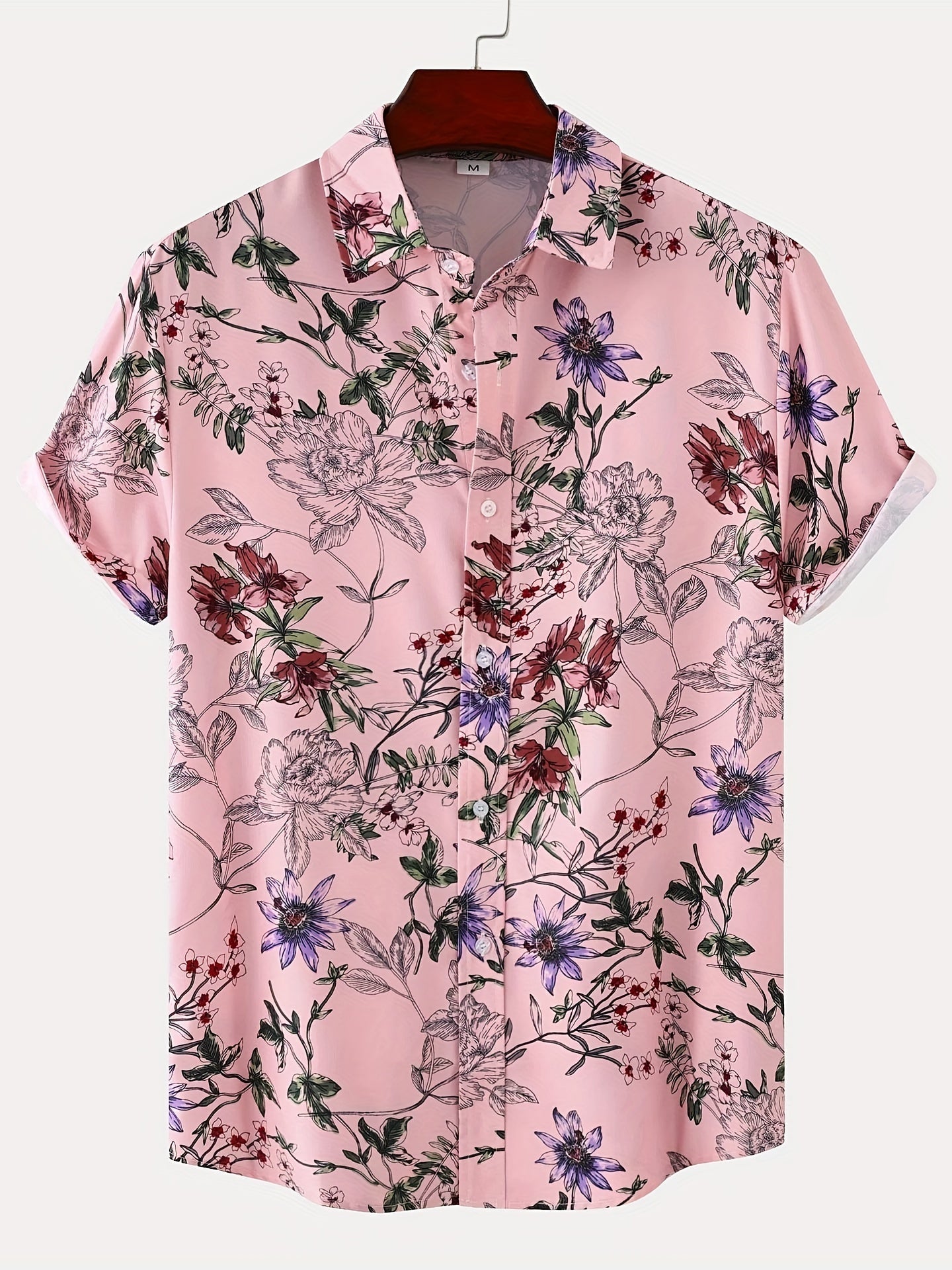 Emmanuel - Stylish Men's Floral Shirt for Summer Comfort