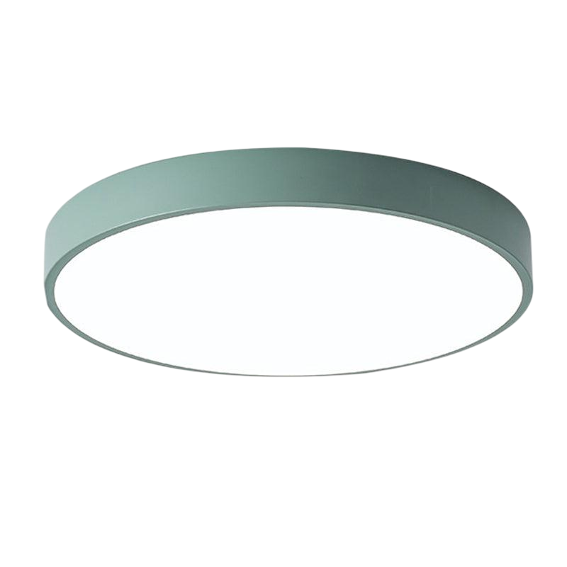 NestGLow - Modern Nordic Wooden Circular Ceiling Light for Elegant Interiors