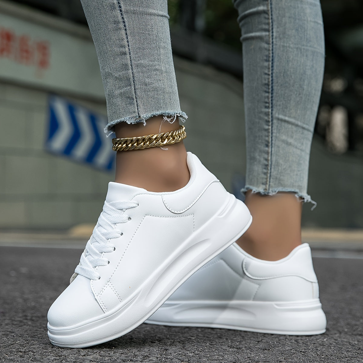 Melrose - Lightweight and Comfortable Women's Orthopedic Sneakers in White