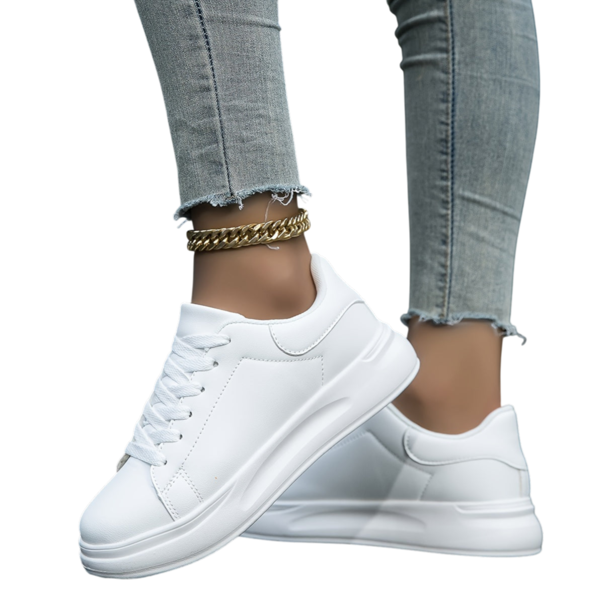 Melrose - Lightweight and Comfortable Women's Orthopedic Sneakers in White