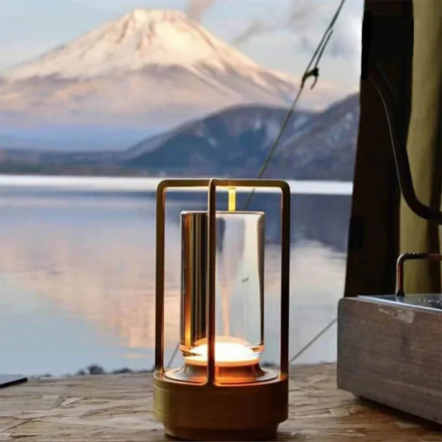 VintGlow - Elegant Crystal Lantern for Home and Outdoor Decor