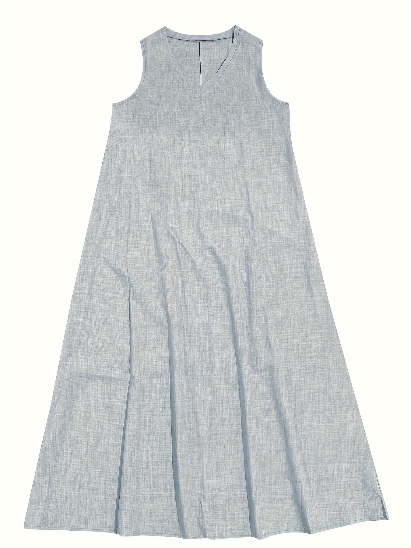 Alonia - Casual Women's Linen Maxi Dress for Summer Days