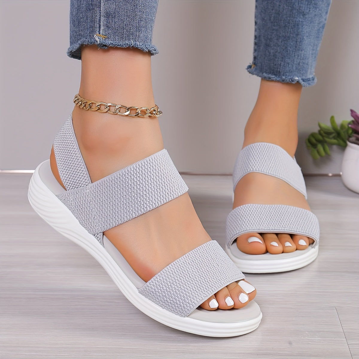 Francine - Elegant Women's Orthopedic Sandals With Foam Sole