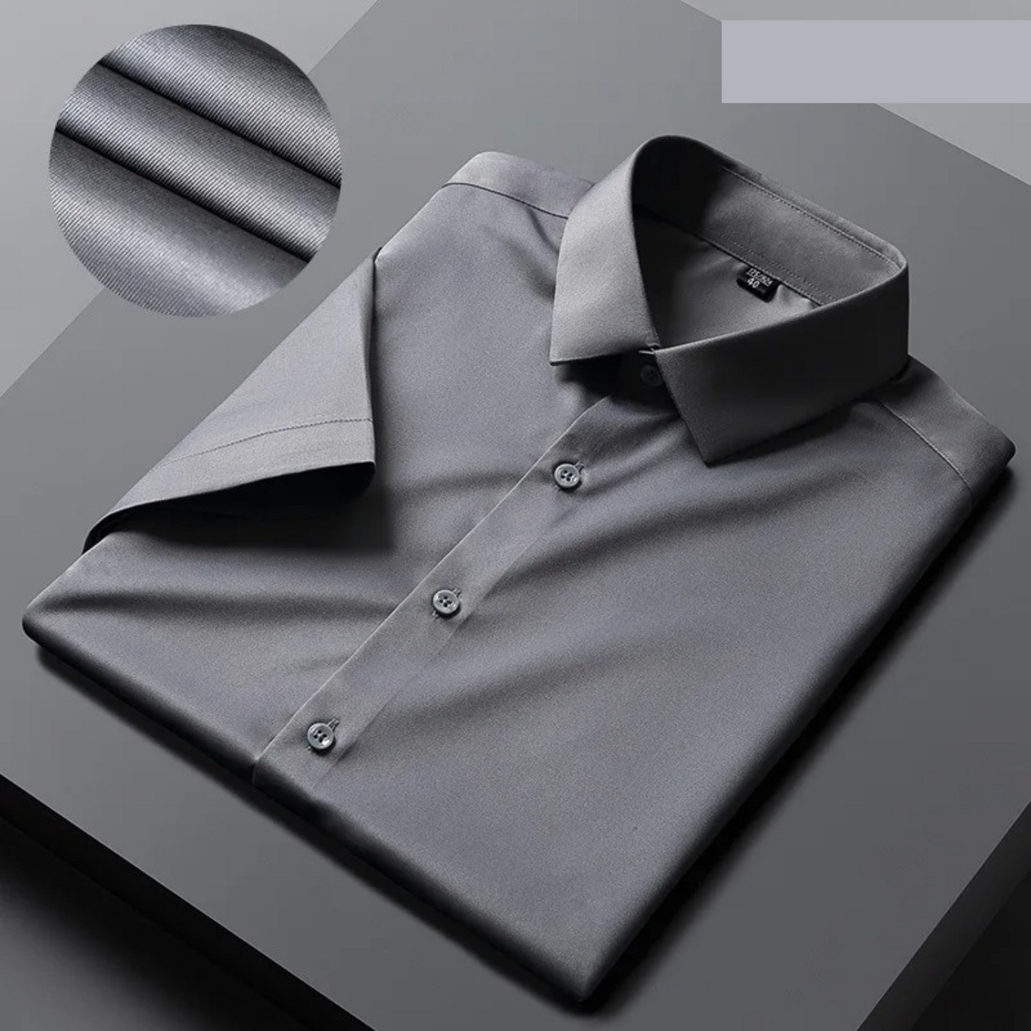 Alfred - Stylish Men's Short Sleeve Wrinkle-Free Shirt for All-Day Comfort
