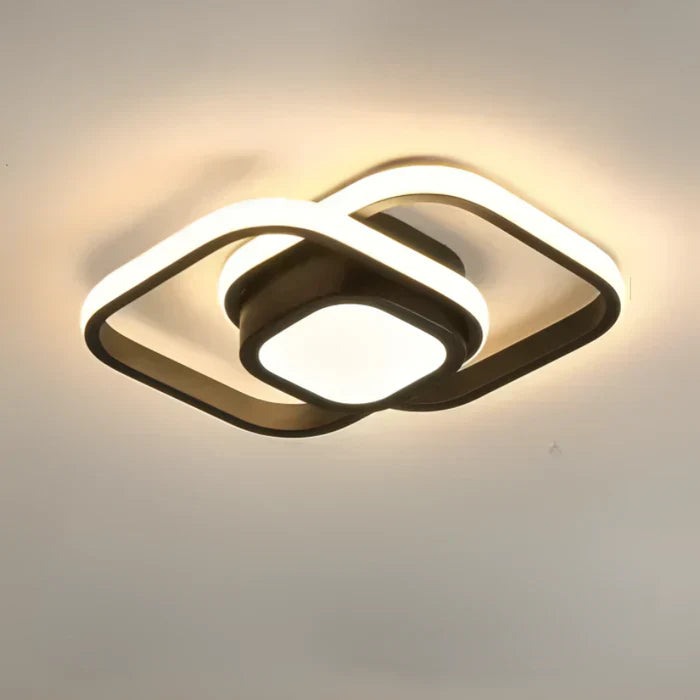 Lior Lit - Modern Energy-Efficient LED Ceiling Light with Double Ring Design