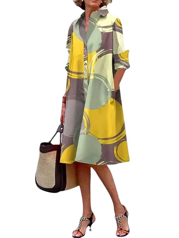 Willow - Stylish Printed Dress with Modern Trends and Timeless Elegance