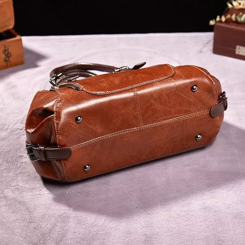 Rhea - Stylish Women's Vintage Leather Bag for Any Occasion