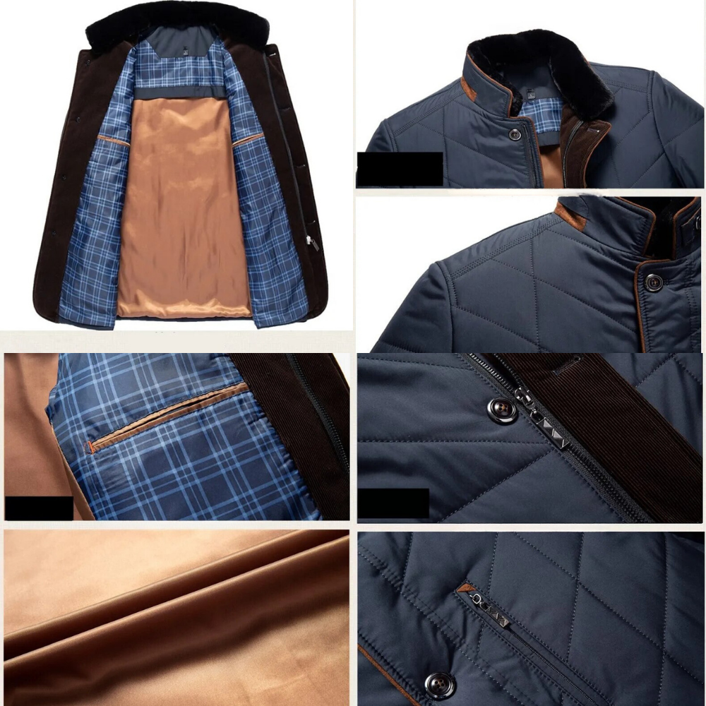 Ewaldin - Stylish Men's Warm Jacket for Winter Weather
