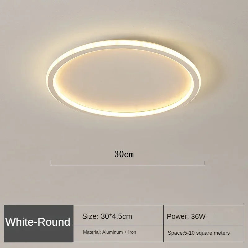 Luxwalk - AuroraGlobe Nordic Round Ceiling Light Fixture