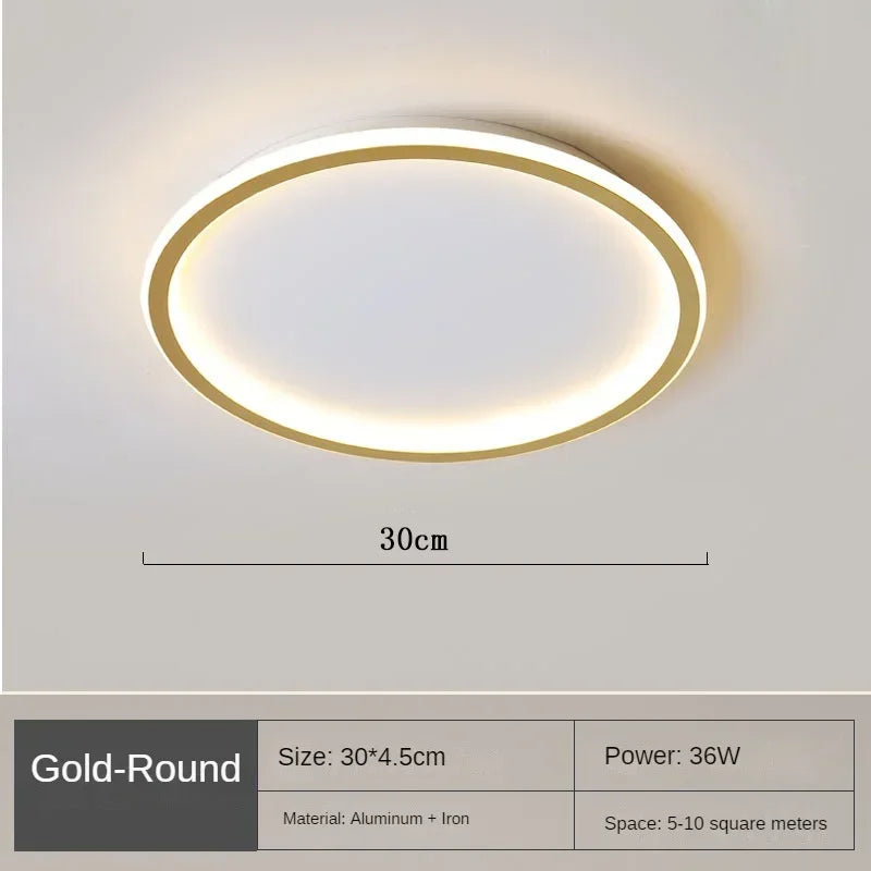 Luxwalk - AuroraGlobe Nordic Round Ceiling Light Fixture