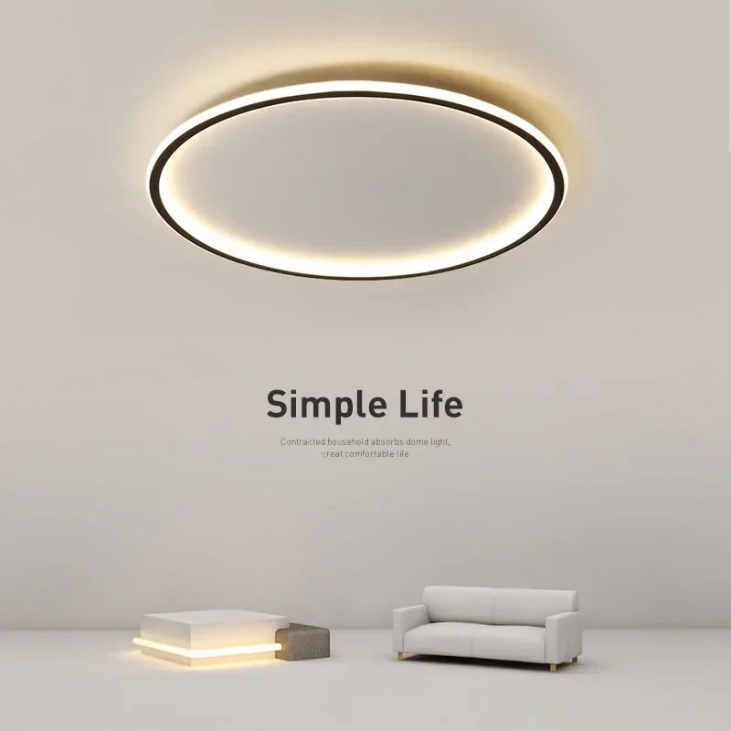 Luxwalk - AuroraGlobe Nordic Round Ceiling Light Fixture