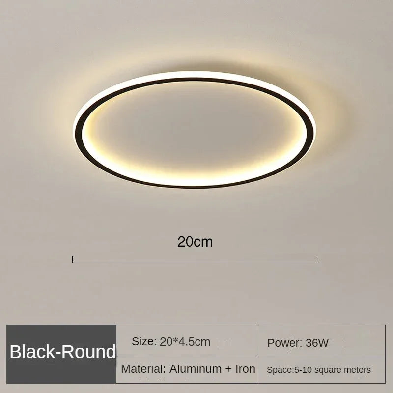 Luxwalk - AuroraGlobe Nordic Round Ceiling Light Fixture
