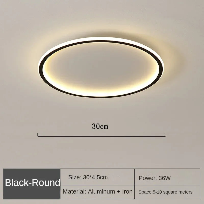 Luxwalk - AuroraGlobe Nordic Round Ceiling Light Fixture