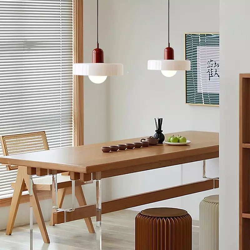 GleaMore - Bauhaus Pendant Light in Stylish Colored Glass