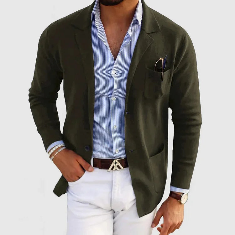 Sterling - Versatile men's cardigan for smart casual wear