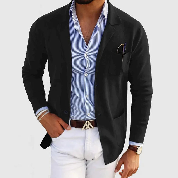 Sterling - Versatile men's cardigan for smart casual wear