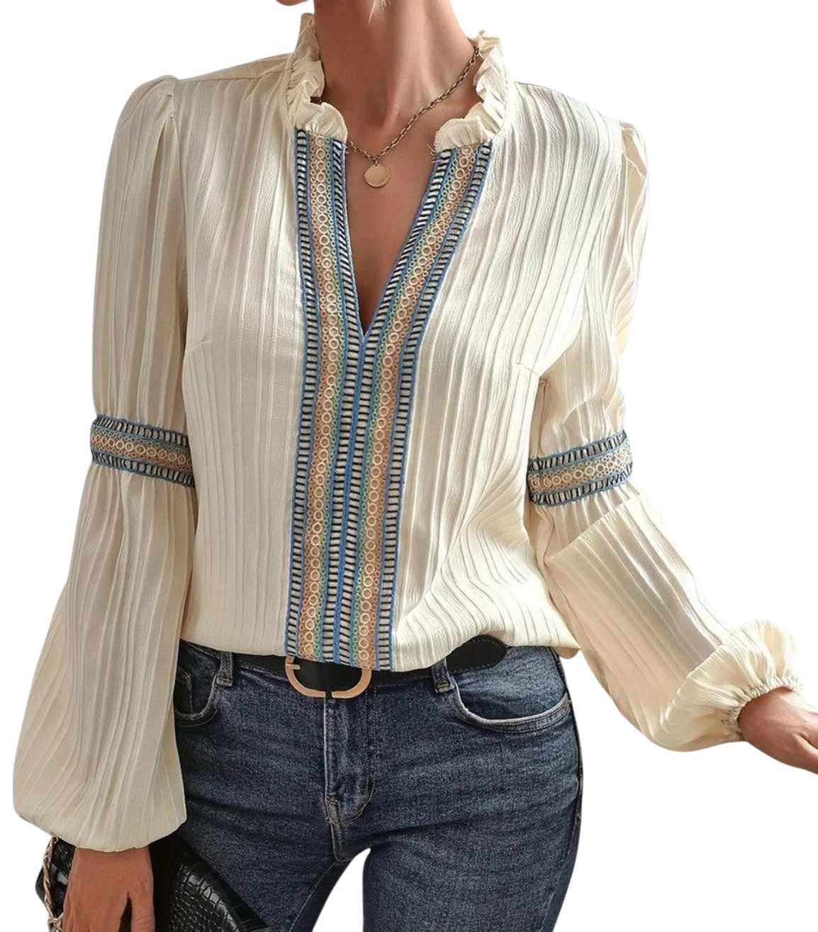 Fortuna - Stylish Long-Sleeved Top for Chic and Comfortable Outfits