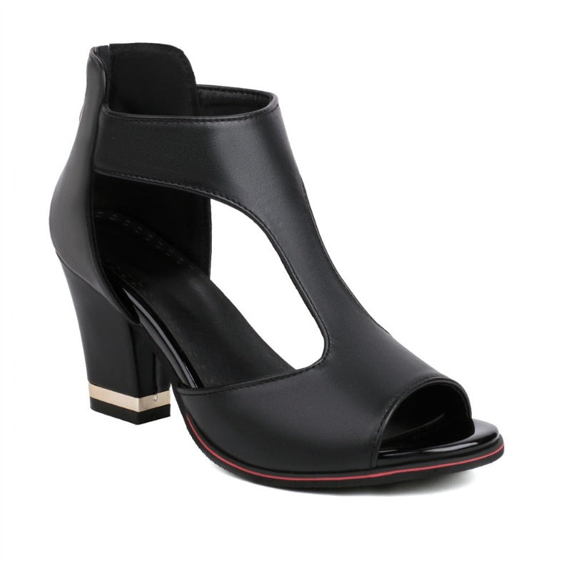 Faye - Stylish Ortho Heeled Sandals for Comfort and Support