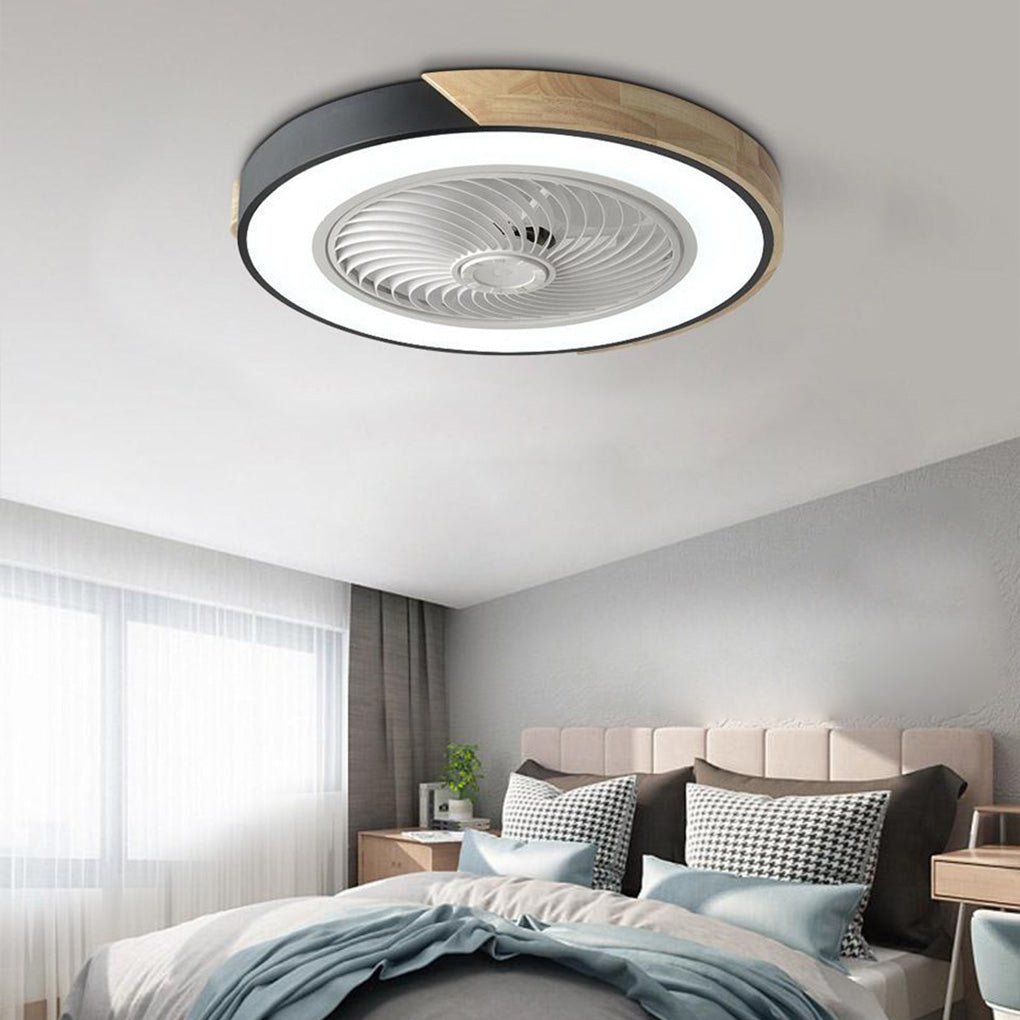 Bloomora - Bladeless Ceiling Fan With LED Light And Remote