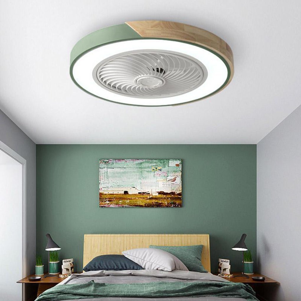 Bloomora - Bladeless Ceiling Fan With LED Light And Remote