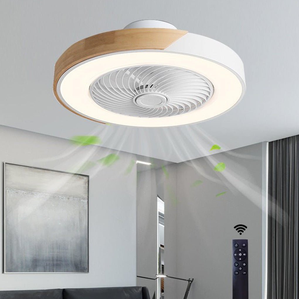 Bloomora - Bladeless Ceiling Fan With LED Light And Remote