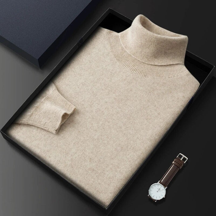 Finn - High-Quality Cashmere Turtleneck Sweater for Men