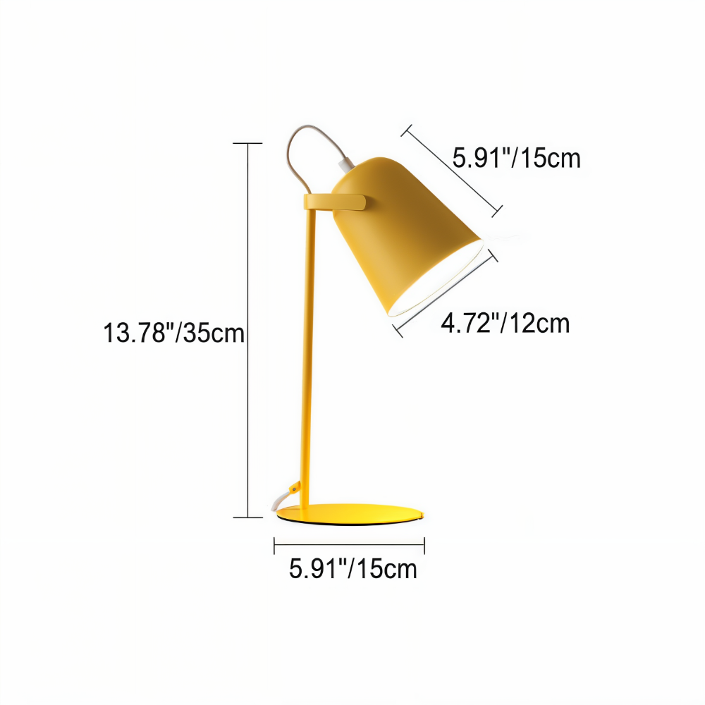 Seatelle - Modern Rotating Desk Lamp With Adjustable Tilt Light