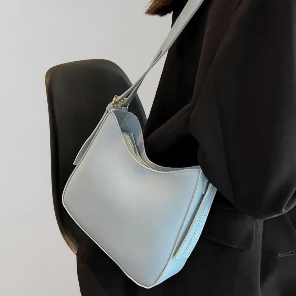 Lillie - Simple and Elegant Vegan Leather Crossbody Bag in Minimalist Design