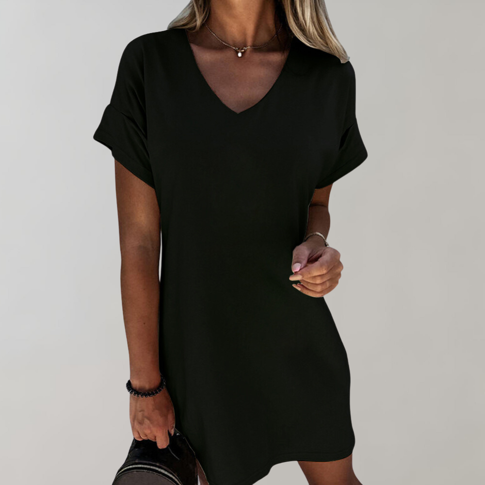 Deanna - Casual High-Quality Women's Mini Dress for Effortless Style