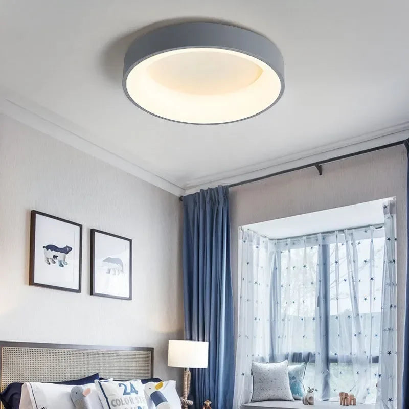Planora - Nordic Round LED Ceiling Light With Soft Warm Glow