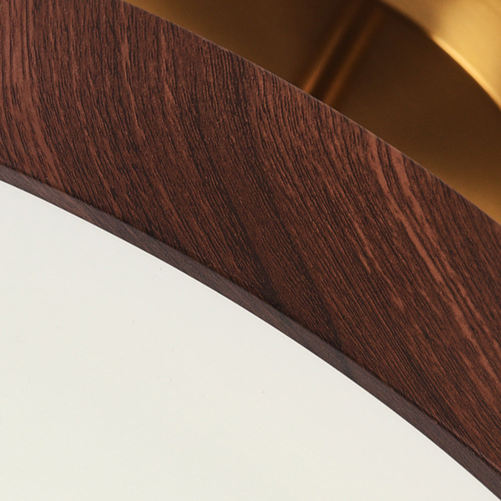 Suspora - Wood LED Ceiling Light Semi Flush Mount Fixture