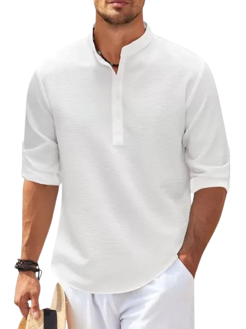 Luca - Stylish Men's Plain Shirt for Everyday Elegance
