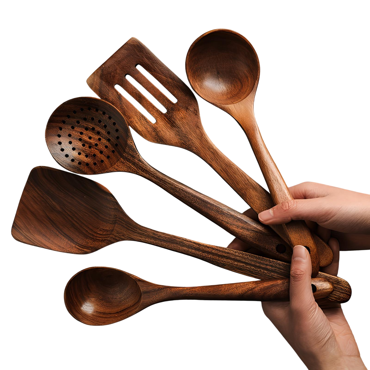 Liea - natural wood kitchen utensil set eco friendly