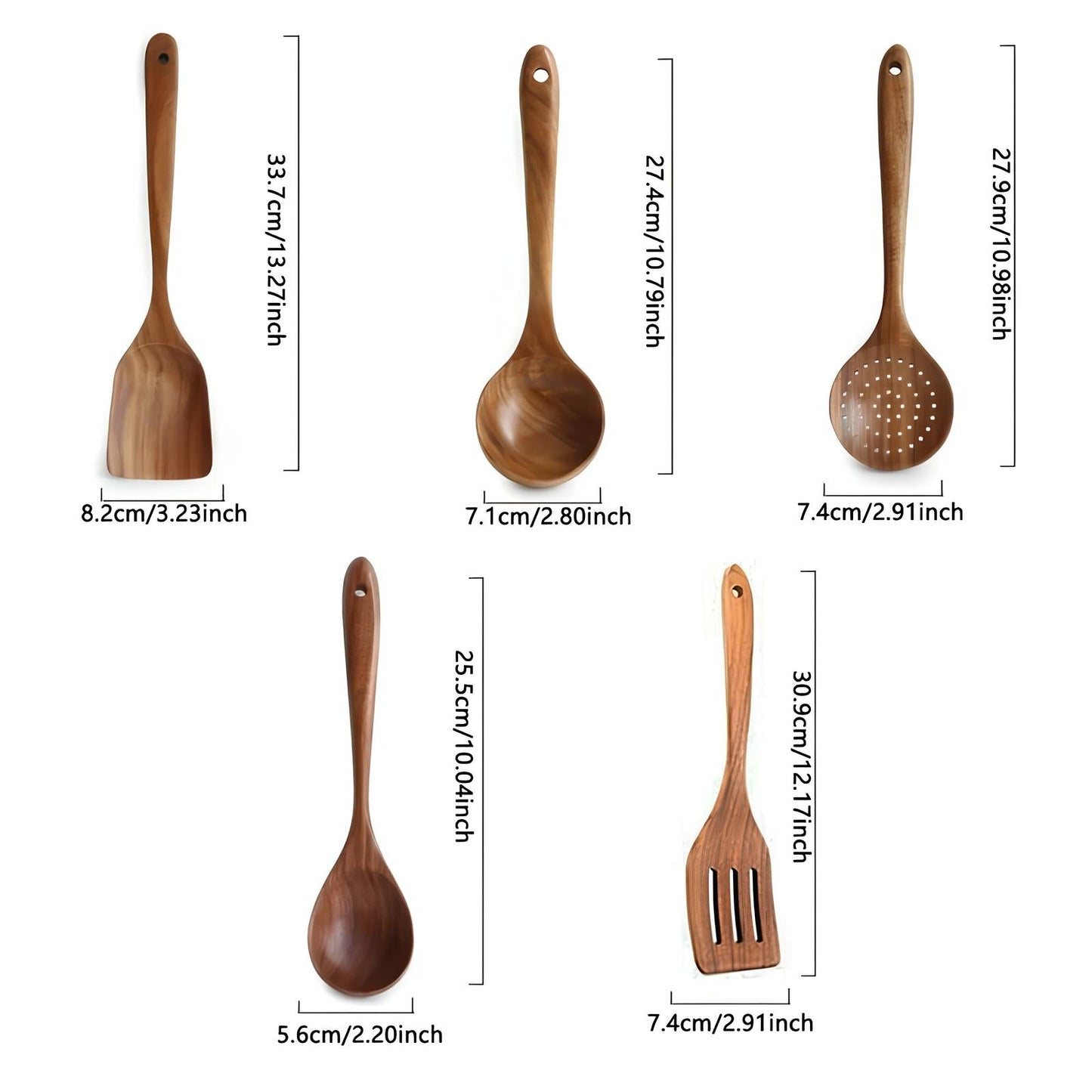 Liea - natural wood kitchen utensil set eco friendly