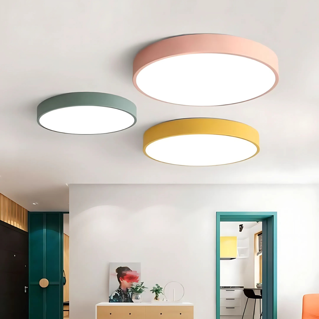 Matellis - Nordic Wood Led Ceiling Light In Scandinavian Style
