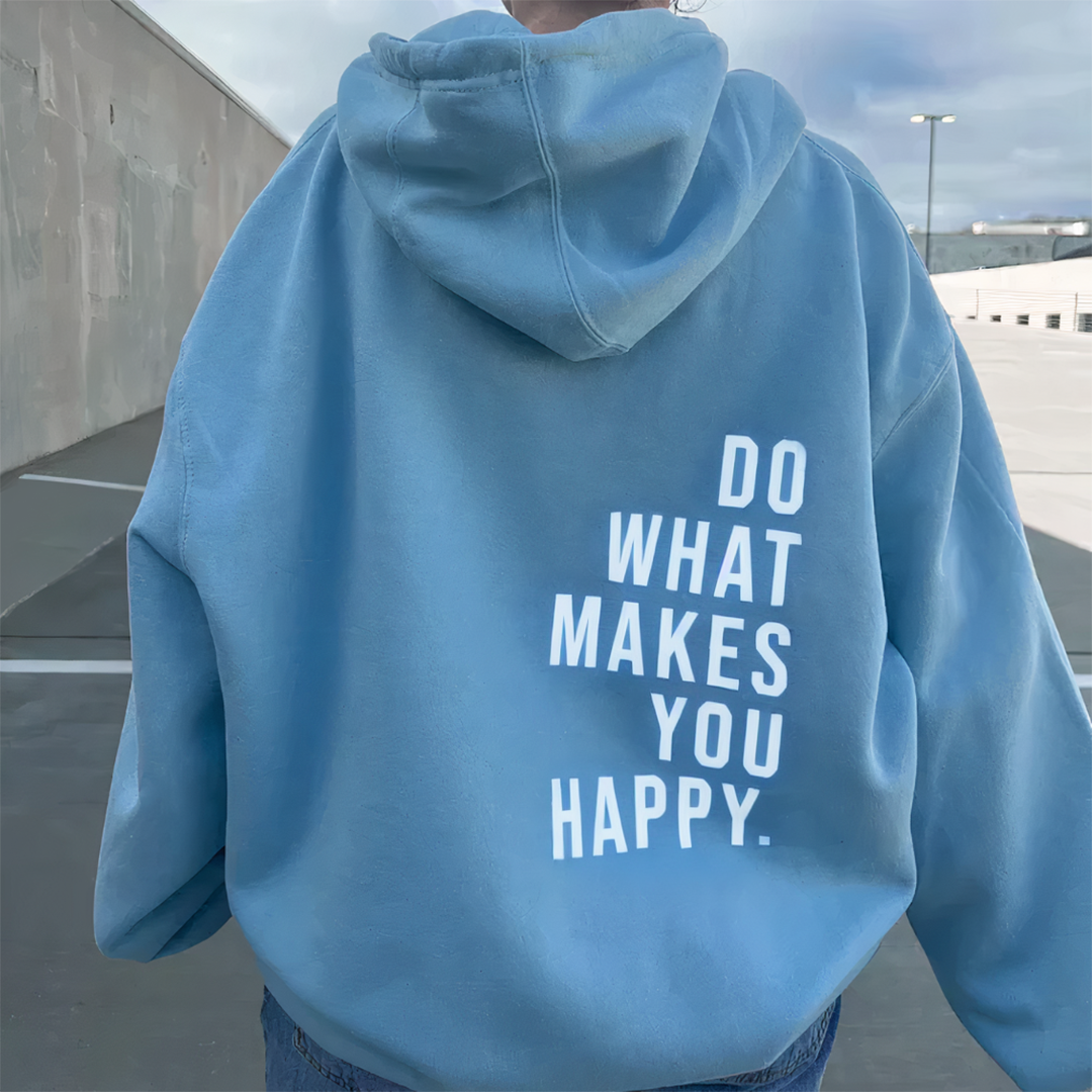 Dessa - Stylish Women's Hooded Sweatshirt with Bold Letter Print
