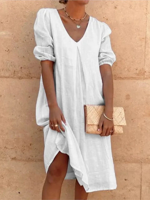 Kinslee - Elegant Casual Women's Midi Dress for Summer Style