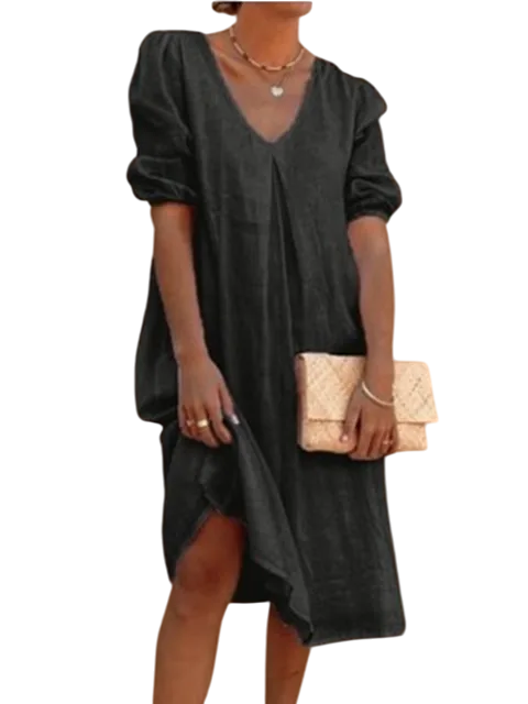 Kinslee - Elegant Casual Women's Midi Dress for Summer Style