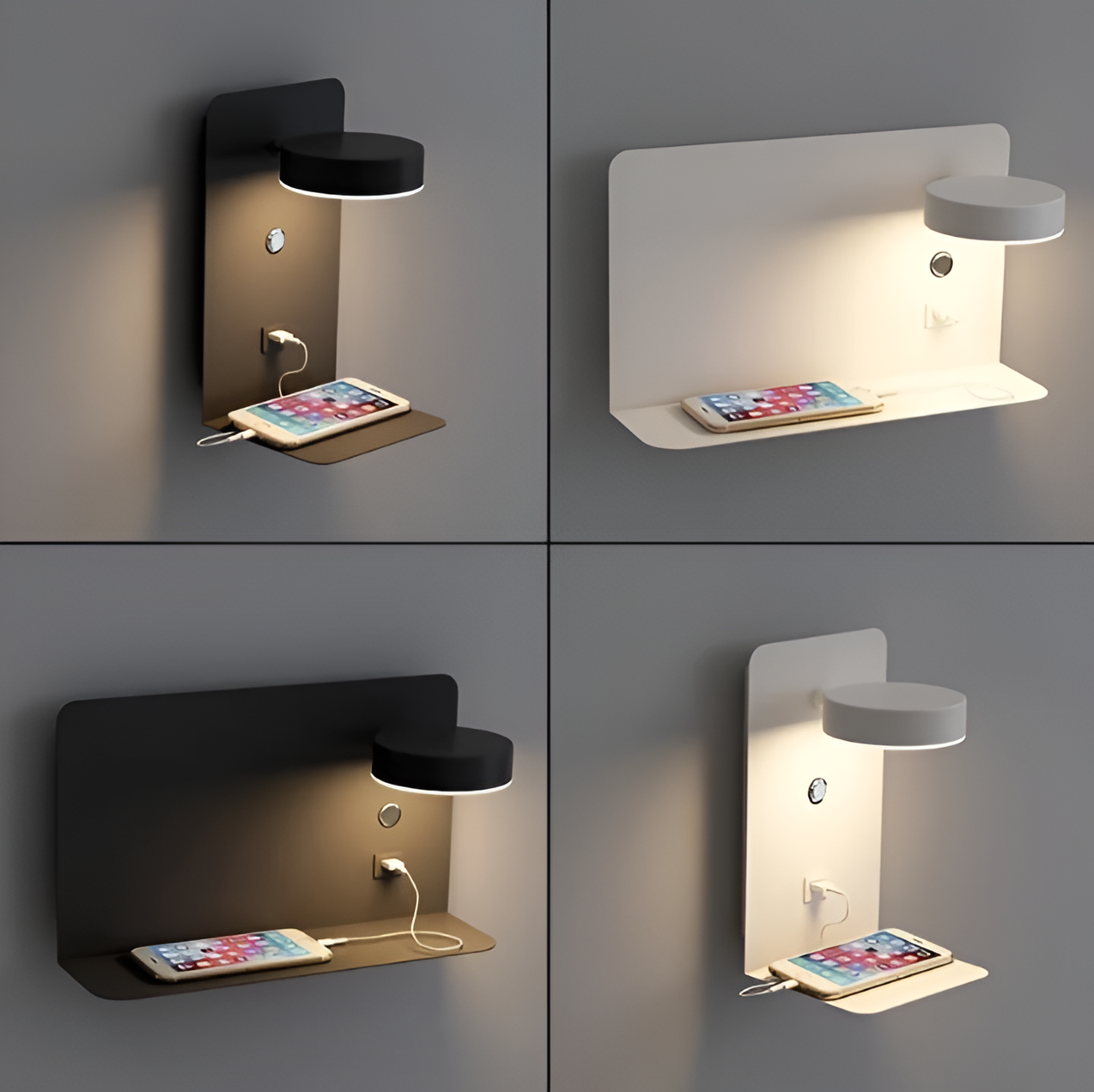 Bathvia - Minimalist USB Charging Night Light for Bedroom