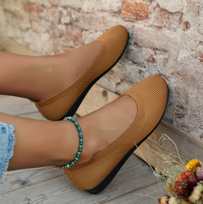 Dewi - Stylish Orthopedic Ballerina Flats for All-Day Comfort