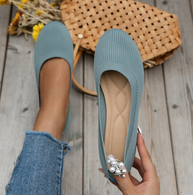 Dewi - Stylish Orthopedic Ballerina Flats for All-Day Comfort