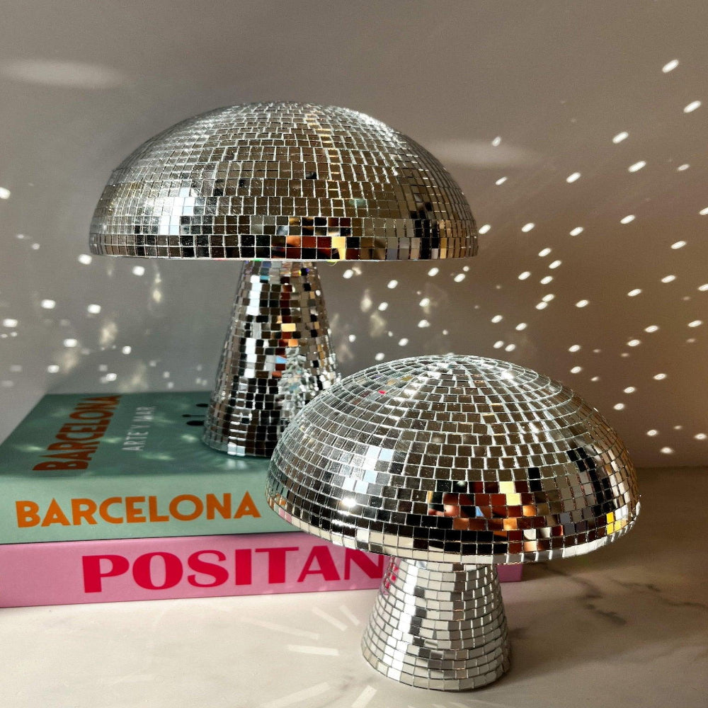 Growvia - Disco Ball Mushroom Lamp With Sparkling Glass Tiles