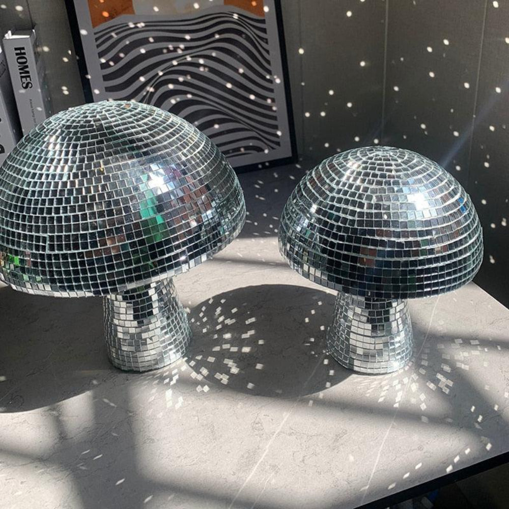 Growvia - Disco Ball Mushroom Lamp With Sparkling Glass Tiles